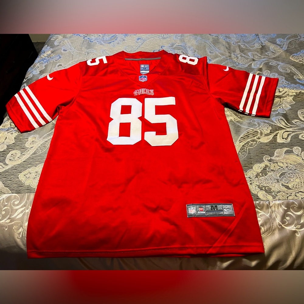 Nike NFL Jersey. San Francisco 49ers number 85